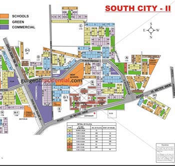 South City II Map